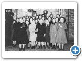 Carol singers Eden Lodge - Kay Sangster, Fiona Crawford, Irene Barnes, Isobel MacDonald, Isobel Cherry, Evelyn Fraser, Elspeth More, Mary Baxter, Anne MacKenzie, Eleanor Lindsey