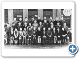 Fortrose Academy 1947. Bacl row Douglas Miller, Kenneth MacIver, Robert Dobson, Gordon Sutherland, Ronnie Campbell, Donald MacFarlane, Alistair Sutherland, Kenneth MacDonald, Robert Junor. Middle row: Sandy Catto, Reggie Macintosh, Mungo Balloch, Fred MacLennan, Doleen Thompson, Isobel Geddes, Esme Anderson, William Ure, Charlie Grigor, Hugh More, Alastair Hossack. Front row: Sandy Brooks, Rosemary Young, Joan Penney, Margaret Anderson, ALicia MacIver, Isobel Miller, Patricia Borthwick, Margaret Mackeddie, Helen Ross, Helen Miller, Jennifer Young, Flora Pagliari, Margaret Brady, Donald Maclean
