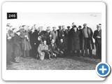 Rosemarkie New Yrs Day 1950s. Dr J Anderson, Mrs Anderson, Effie Sinclair, Rod Anderson, CJS Mackenzie, J  Macadam, Hugh More, Billy Horsack, Eckie Ross, Hugh Munro, W A Rowat, John Bain, Willie Mann,  Kneeling: Ken Urquhart, Willie Taylor, Dodo Wilson